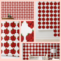 Clusters de fraises rouges Photographie blanc