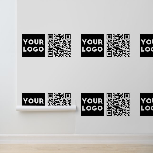 Papier Peint Code QR modifiable & Votre logo ou image d'entrepr (Application)