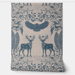 Papier Peint Coeur du bleu de la forêt