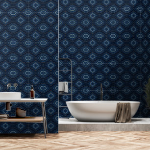Papier Peint Collection de marbre bleu or de la marine moderne