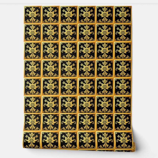 Papier Peint Collection florale tendance de luxe (Déroulement)