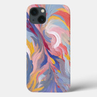 Papier peint coloré iPhone 13 Coque