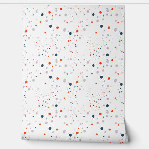 Papier Peint Colorée Confetti Motif Peel et Bâche