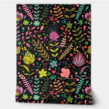 Colorful Tropical Flowers Art – Vibrant Floral