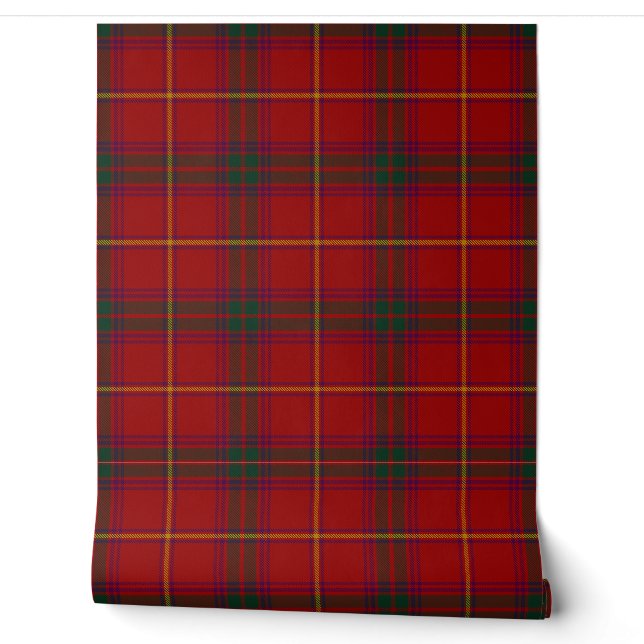 Papier Peint Comté d'Irlande Galway Tartan Plaid (Déroulement)