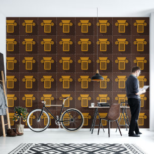 Papier Peint Concepteur de colonne ionique grecque