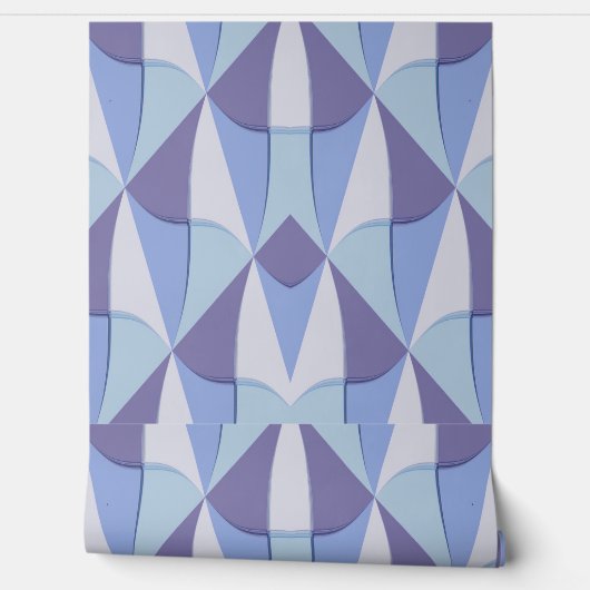 Papier Peint conception bleu violet (Déroulement)