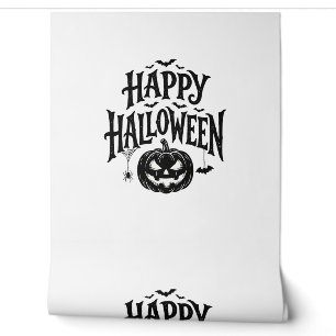 Papier Peint Conception de chemise Chauve-souris Citrouille Joy