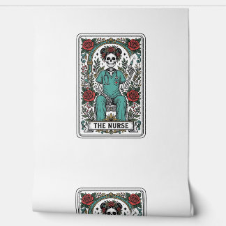 Papier Peint Conception de chemise de carte de tarot d'infirmiè