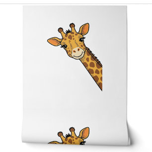 Papier Peint Conception de chemise de girafe furtive de gravure