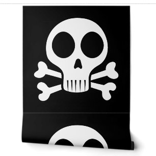 Papier Peint Conception de crâne de pirate