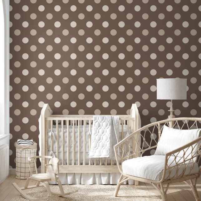 Papier Peint Conception de points marrons neutres de la Terre  (Enfants)