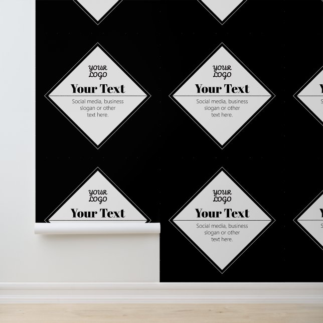 Papier Peint Conception de texte moderne éditable & Votre logo (Application)