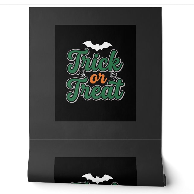 Papier Peint Conception de Web de chauve-souris de Trick or Tre (Déroulement)