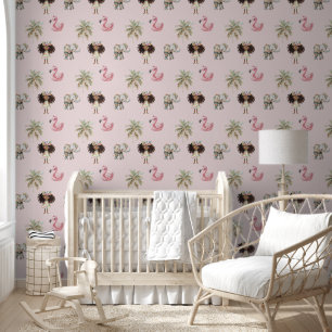 Papier Peint Conte Tropical Cute