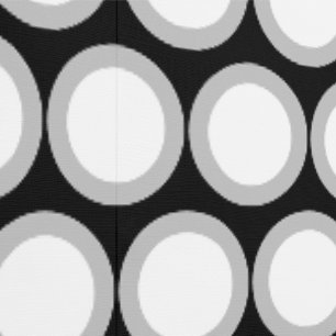 Papier Peint Cool Motif rétro noir blanc élégant