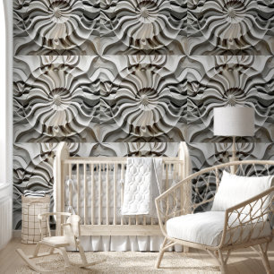 Papier Peint coquillage tissé à l'eau