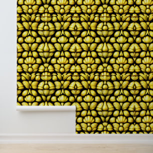Papier Peint Coquille jaune