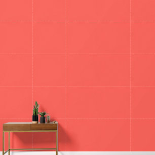 Papier Peint Corail vivant couleur solide