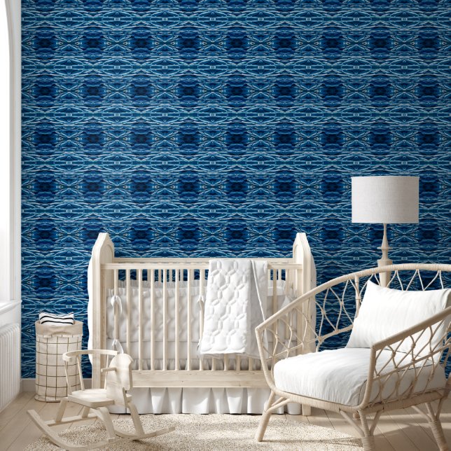 Papier Peint Cordes bleues petites (Enfants)