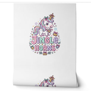 Papier Peint Cornes de licorne tintantes Vêtements charmants Gr