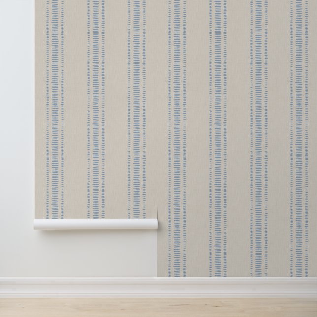 Papier peint côtier rayures en pointillés (Application)