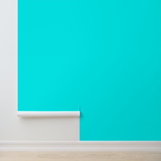 Papier Peint Couleur Aqua (Application)