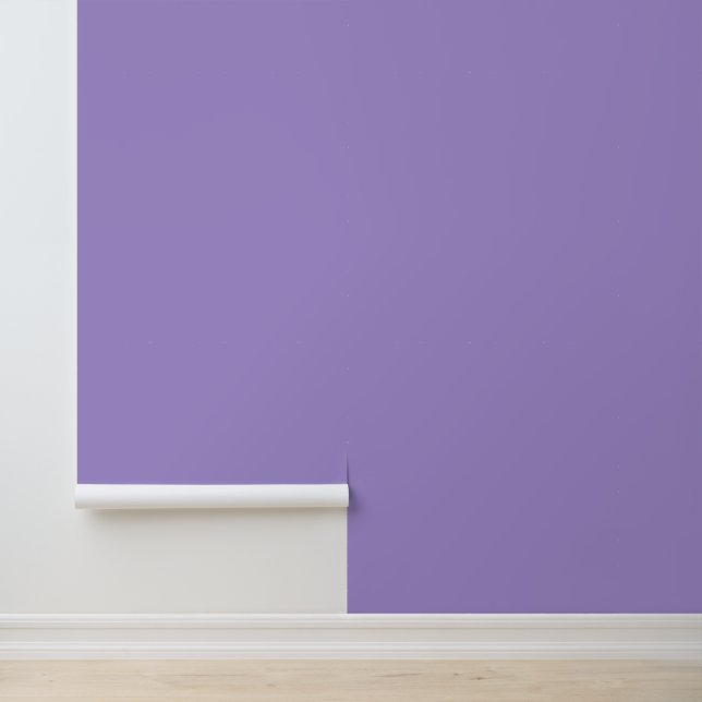 Papier Peint Couleur Lavande Douce Violet (Application)