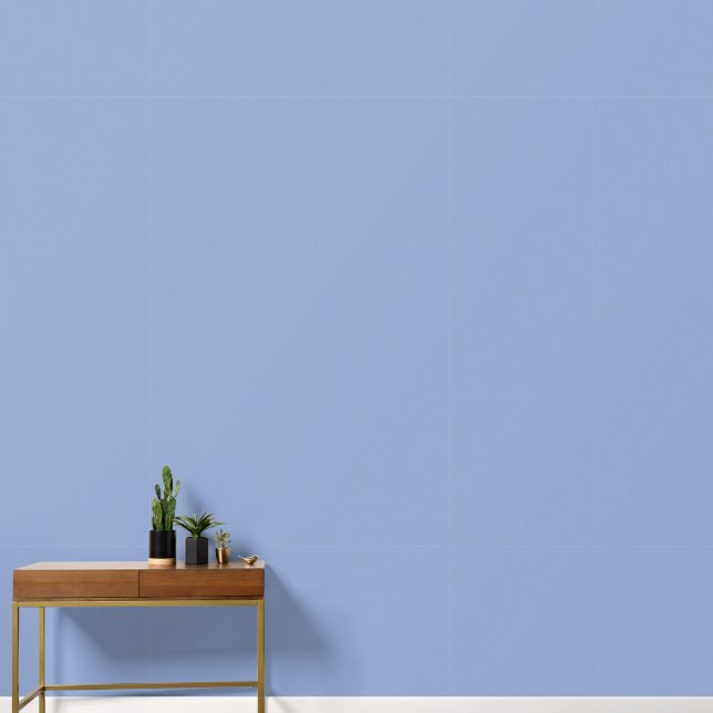 Papier Peint Couleur solide moderne bleu Sérénité (Couloir)