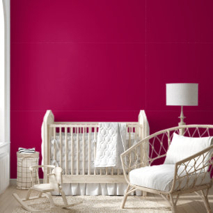 Papier Peint Couleur solide rouge framboise tendance   Élégant
