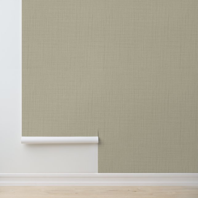 Papier Peint Couleur uni de lin beige (Application)