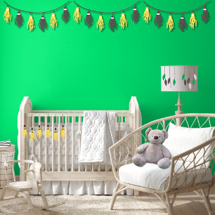 Papier Peint Couleur vert printemps néon solide minimaliste élé