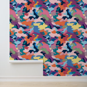 Papier Peint Couleurs Abstraites du camouflage