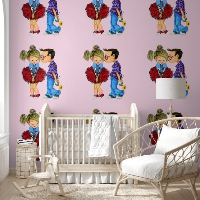 Papier Peint Couple romantique (Enfants)