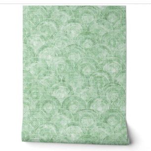 Papier Peint Coups de pinceau en forme de coquille Saint-Jacque