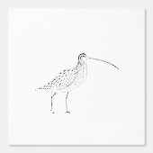Papier peint Courlis (Recto)
