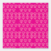 Papier Peint Couronnes roses Hot rose (Recto)