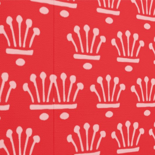 Papier Peint Couronnes roses Rouge (Couture)