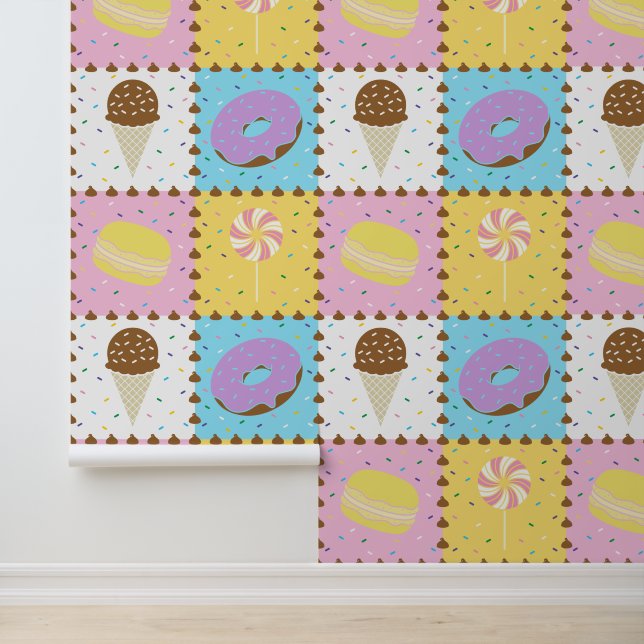 Papier Peint Cravages sucrés (Application)