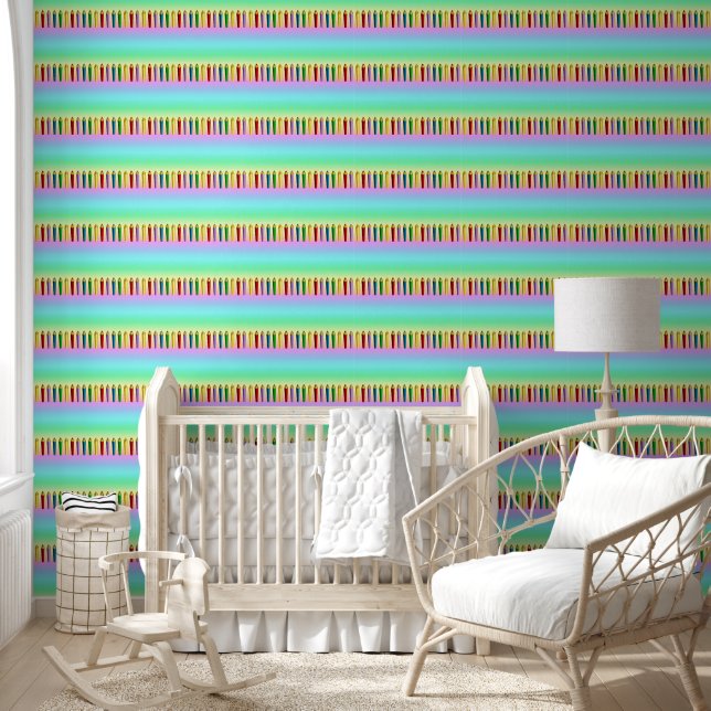 Papier Peint Crayons de couleur (Enfants)