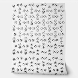 Papier Peint Créatures dessinées à la main motif d'illustration