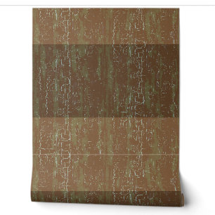 Papier Peint Croûte horizontale en crémaillère texturée Sienne