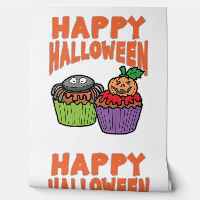 Papier Peint cupcakes d'Halloween (Déroulement)
