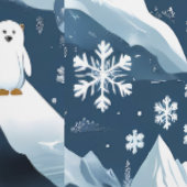 Papier Peint Cute Arctic Friends Motif Peel and Stick (Couture)