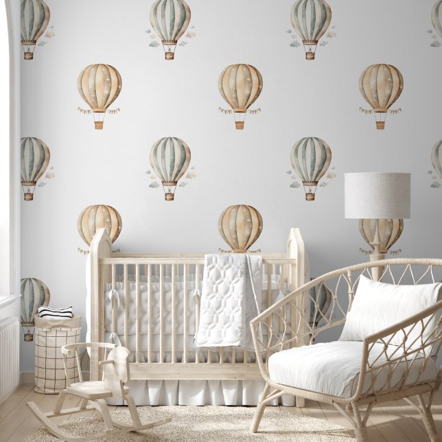 Papier Peint Cute Boho Balloon Baby Nursery (Enfants)