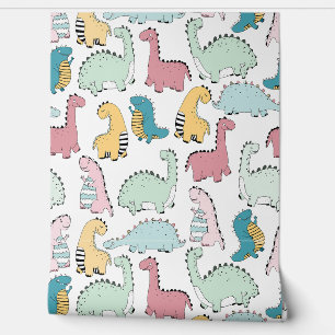 Papier Peint Cute Dino Salle pour enfants