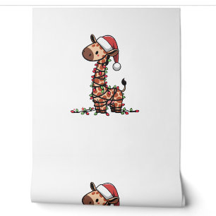 Papier Peint Cute Giraffe Arbre de Noël Giraffe Amateurs de gir