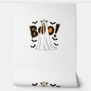 Papier Peint Cute Giraffe Boo Costume d'Halloween Zoo Lover _3