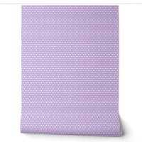 Cute lavande et Motif À petits pois blanc