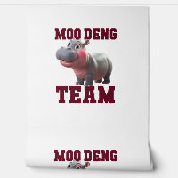 Cute MOO DENG TEAM Baby Hippo Squad Girls Besties